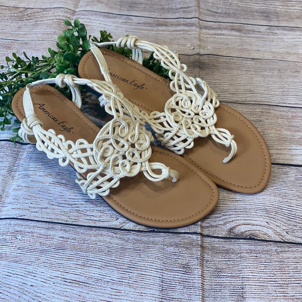 American Eagle Crochet Sandals